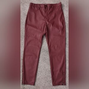 KanCan Faux Leather Womens Pants Size 13/30 Style# KC6302BU